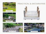 5 ft Wooden Garden Bridge Arc Footbridge 23534540