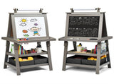 3-in-1 Double-Sided Storage Art Easel Gray 85330525