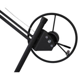 Drywall Lift Panel 11' Lift Drywall Panel Hoist Jack Lifter, black W46537284