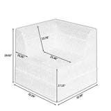 Corner sofa Compressed Sectional Sofa Modern Minimalist Style Corduroy Couch, Sleeper Sofa for W487P230484
