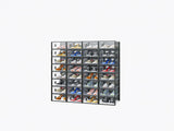 Black, Small Size, 32PCS, 332314cm, Shoe Box, Plastic Mesh, Freely Combinable 16886285