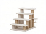 4 Levels Cat Steps with Scratching Posts for High Bed, Sofa, Non-slip Sturdy Pet Climbing Ladder for 25385811
