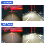 Headlight Assembly Compatible with 2004-2013 Freightliner M2, White Color, Left Driver &Right W1155P284486