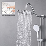 Shower Head with Handheld Shower System with 10" Rain Shower Head W1219P264020