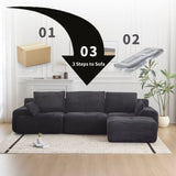 Modern Memory Foam Compressed Sofa,Large Sectional Couches for Living Room,Pet-Friendly Cloud 00806510