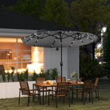Outdoor beach umbrella/Double-Sided Market Umbrella 18201140