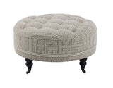 Upendo Pattern Fabric Ottoman w/Casters B2726P253208