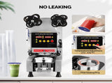 Cup Sealing Machine, Fully Automatic Cup Sealer Machine 500-650 Cups/H, Electric Cup Sealing Machine 01222081