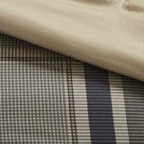Twin XL Plaid Comforter Set with Bed Sheets B03595827