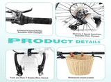 20 Inch Folding Bike for Adults with Basket, Phone Holder & Fenders, Steel Frame 6-Speed City W1019P352669