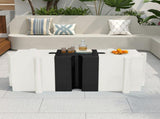 Puzzle Art Side Table, Modular Concave Edge MGO Table - Buy Singles or Combine for Custom Layouts, N770P347932B