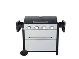 4-Burner Propane Gas BBQ Grill, 34200BTU Output With Wire Enamel Cooking Grids For Outdoor Barbecue, W2938P208373
