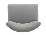 27inch-counterstool, modern design with smooth, light - colored fabricnd circular footrest with N780P224409G