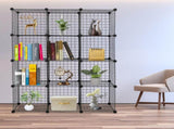 12-Cube Organizer Cube Storage Storage Shelves Wire Cube Storage Origami Shelves Metal Grid 82647882
