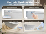 Tankless Smart Toilet With Bidet Built In, One-piece Bidet Toilet Seat, Auto Flush,Heated Seat, Warm W3598P362101