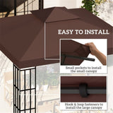 Gazebo Replacement Canopy -AS 53741021