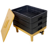 3-Tray Worm Farm Kit,65L Worm Composter for Vermicomposting Starter, Indoor & Outdoor Worm W465P225011