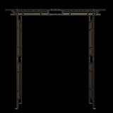 Metal Garden Arch with Adjustable Width W42.52''W78.15'' Climbing Plants Support Rose Arch Outdoor W1586P268885