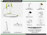 1000W Multipurpose Steam Cleaner - 203&degF High-Temp Steam, 2-3 Bar Pressure, 10.2oz Tank & 12-Min 28270287