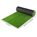 ZNTS Realistic Synthetic Artificial Grass Mat 3ft x 33ft with 3/8" grass blades height Indoor Outdoor 66506968