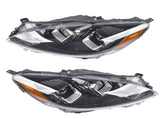 Pair Left & Right Side Headlight Replacement for Ford Escape 2020 2021 2022 Halogen w/ Bulb 66959680