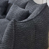 Soft beanbag chair with high resilience foam core for two people. The comfortable square recliner W1996P252276