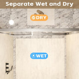 44-48" x 72" Tempered Glass with Explosion Proof Film, Aluminum Frame Double Sliding Shower Door, W1675P288830