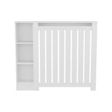 White Radiator Cover with Storage B062P357534