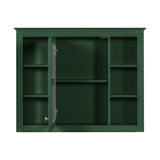 35'' x 27.5'' Medicine Cabinet, Wall Mounted Bathroom Storage Cabinet, Modern Bathroom Wall Cabinet WF322917AAF