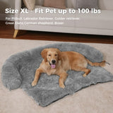 ZNTS Dog Bed Large Sized Dog, Fluffy Dog Bed Couch Cover, Calming Large Dog Bed, Washable Dog Mat for 15662466