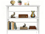3-Tier Metal Wall Mounted Bookshelf, Drill-Free Open Bookcase for Home Office/Study, Matte Finish 77937027