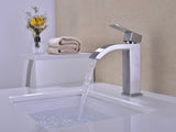 Single Handle Waterfall Bathroom Vanity Sink Faucet 34248705