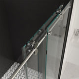 56"-60"W x 76"H Frameless Shower Door, Sliding Shower Door, with Premium 3/8" Thick Tempered W2011P197884
