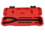 1/2in Drive Adjustable Pin Spanner Wrench Set fit for Cars 15pc 03930349