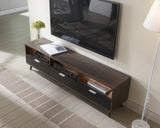 ZNTS LED TV Stand LED Entertainment Center with Storage Modern LED Media Console Tables LED TV Cabinet W2178138780