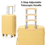 3 in 1 ABS&PC Trolley Box 20in 24in 28in Trolley Box Iron Tie Rod ABSPC Alloy Wine Yellow 40132619