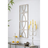 16" x 23" Rectangular Wooden Wall Mirrors with Distressed White Frame, Vertical or Horizontal, Home W2078124317