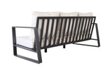 Three-person sofa rectangular coffee table, light brown cushions YB15052 B120P293358