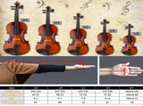 New 4/4 Acoustic Violin Case Bow Rosin Pink 21037626