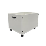 White Toy Box with Wheels B062P209326