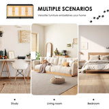 Double Litter Box Enclosure,Cat Litter Box Enclosure for 2 Cats, Hidden Litter Box Furniture with W1687P181573