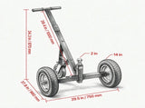 Trailer Dolly 1000 lbs Tongue Weight Capacity, Carbon Steel Trailer Mover with 2" Ball & 14" 37396326