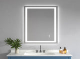 24x36" Frameless Tempered Mirror Dual LED Light Strips Front and Back LightingUnable ship on 28792828