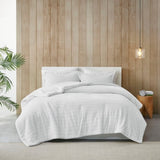 King/Cal King Plush to Sherpa Comforter Set B035100015