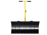 74*47cm Iron Yellow T-Handle Black Blade Adjustable Human-Powered Snow Plow 49055054