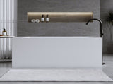 51'' Solid Surface Matte Tub, Freestanding Solid Surface Resin Stone Bathtub, Solid Surface Matte 17646220