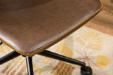 Cesena Faux Leather 360 Swivel Air Lift Office Chair, Antique Brown T2574P164793