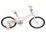 18 Inch Kids Bike for 4-8 Years Old Girls, Dual Brake Kids Bicycle with Training Wheels & Kickstand, 55576126