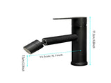Bathroom sink faucet, single hole bathroom faucet modern single handle vanity basin faucet 32558976
