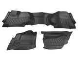 All Weather Floor Mats fit for Chevrolet Silverado Double Cab 2014-2019 TPE Car Mat 22145292